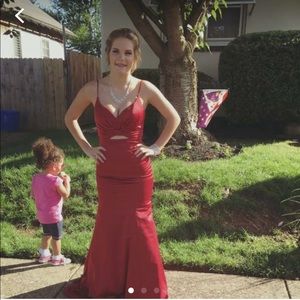 Red wine Prom Dress